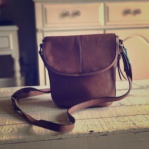Tan crossbody Handbag